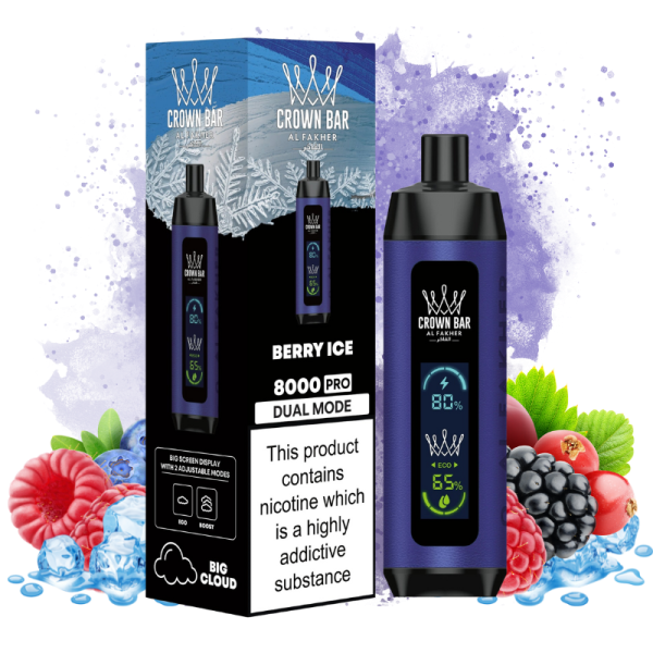 Al Fakher 8000 Pro Berry Ice Smaak - Al Fakher Nederland