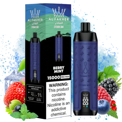 Al Fakher 15000 Pro Max Berry Mint Vape - Al Fakher Nederland
