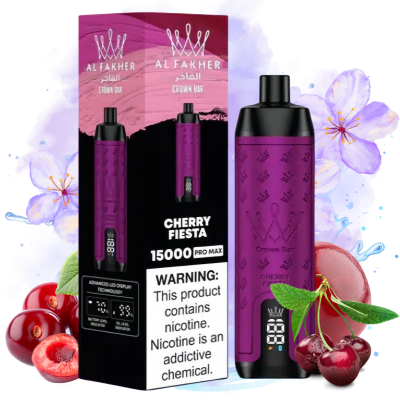 Al Fakher 15K Pro Max Cherry Fiesta Smaak - Al Fakher Nederland