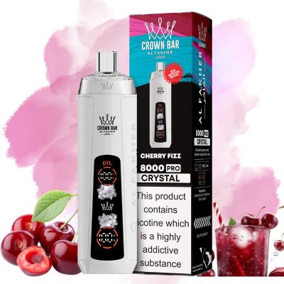 Al Fakher Crystal 8000 Cherry Fizz Flavor - Al Fakher Nederland