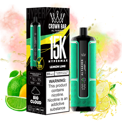 Al Fakher Hypermax 15000 Lemon Lime Smaak - Al Fakher Nederland