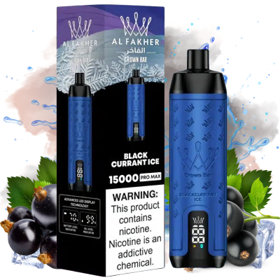 Al Fakher 15000 Pro Max Blackcurrant Ice Vape - Al Fakher Nederland