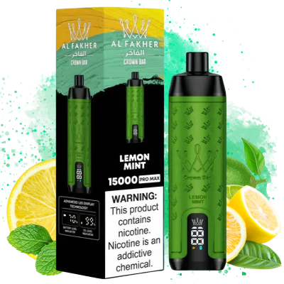 Al Fakher 15000 Pro Max Lemon Mint Vape - Al Fakher Nederland