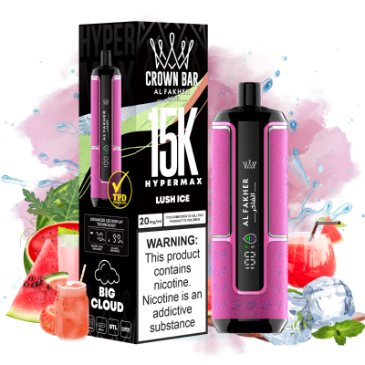 Al Fakher 15K Hypermax Lush Ice Vape - Al Fakher Nederland