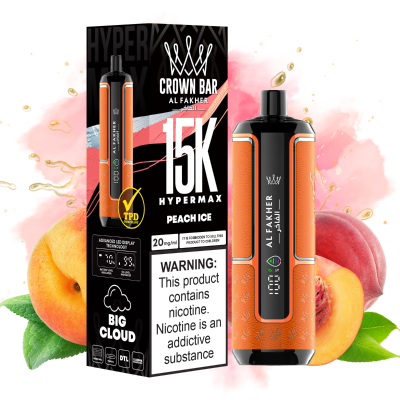 Al Fakher 15000 Hypermax Peach Ice Smaak - Al Fakher Nederland