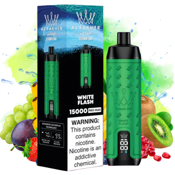 Al Fakher 15000 Pro Max White Flash Smaak - Al Fakher Nederland