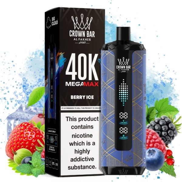 Al Fakher Mega Max 40000 Berry Ice smaak - Al Fakher Nederland
