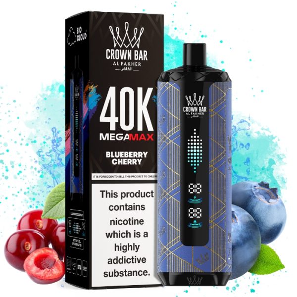 Al Fakher Mega Max 40000 Blueberry Cherry - Al Fakher Nederland