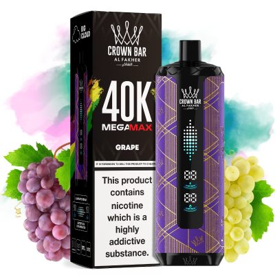 Al Fakher Mega Max 40000 Grape smaak - Al Fakher Nederland
