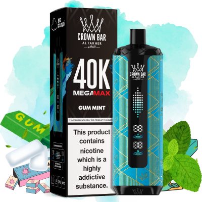 Al Fakher Mega Max 40000 Gum Mint - Al Fakher Nederland