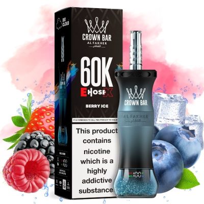 Al Fakher E-hose X 60000 Berry Ice - Al Fakher Nederland