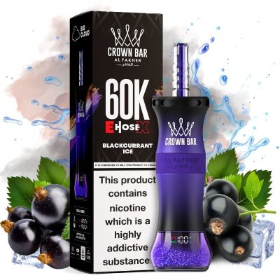 Al Fakher E-hose X 60000 Blackcurrant Ice - Al Fakher Nederland