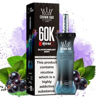 Al Fakher 60000 Blackcurrant Mint - Al Fakher Nederland
