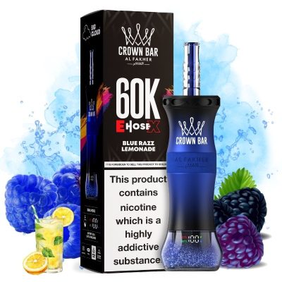 Al Fakher E-hose X 60K Blue Razz Lemonade - Al Fakher Nederland