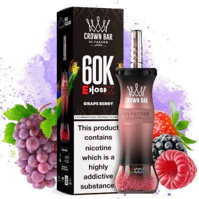 Al Fakher E-hose X 60K Grape Berry - Al Fakher Nederland