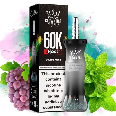 Al Fakher E-hose X 60k Grape Mint - Al Fakher Nederland