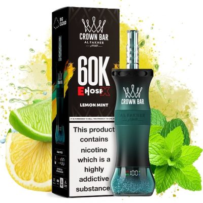 Al Fakher E-hose X 60K Lemon Mint - Al Fakher Nederland