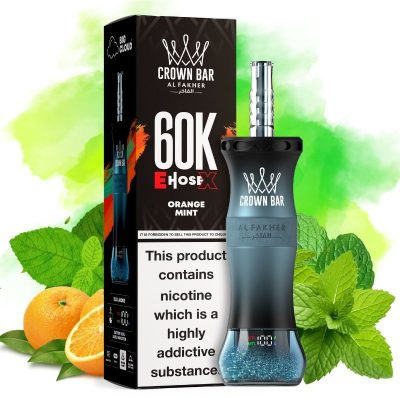 Al Fakher E-hose X 60000 Orange Mint - Al Fakher Nederland