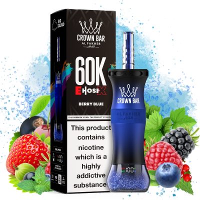 Al Fakher E-hose X 60000 Berry Blue - Al Fakher Nederland
