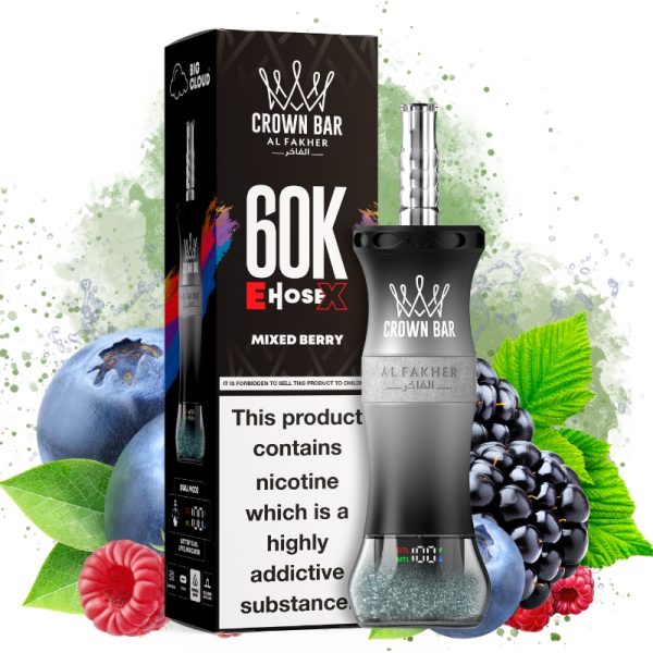 Al Fakher E-hose X 60000 Mixed Berry - Al Fakher Nederland