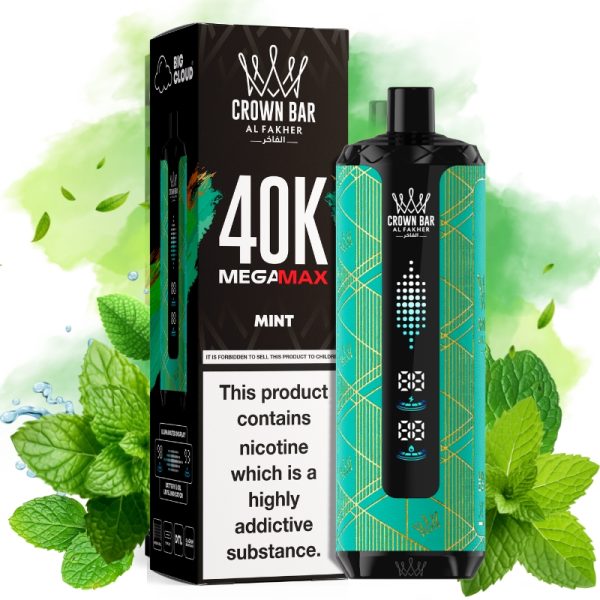 Al Fakher Mega Max 40k Spearmint - Al Fakher Nederland