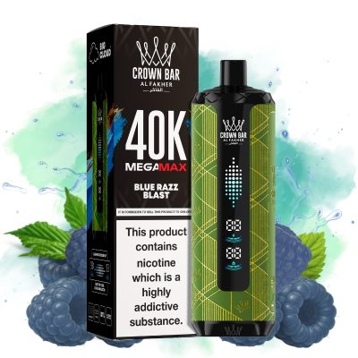 Al Fakher Mega Max 40000 Blue Razz Blast - Al Fakher Nederland