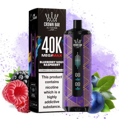 Al Fakher Mega Max 40000 Blueberry Sour Raspberry - Al Fakher Nederland