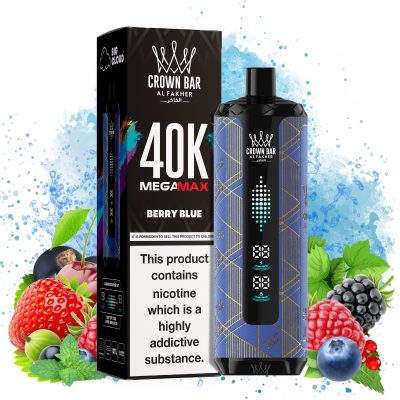 Al Fakher Mega Max 40000 Berry Blue - Al Fakher Nederland